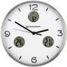 Часы настенные BRESSER MyTime io NX Thermo/Hygro, 30 см, белые 76437